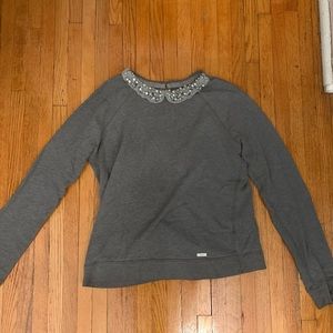 A&f jeweled collar sweater